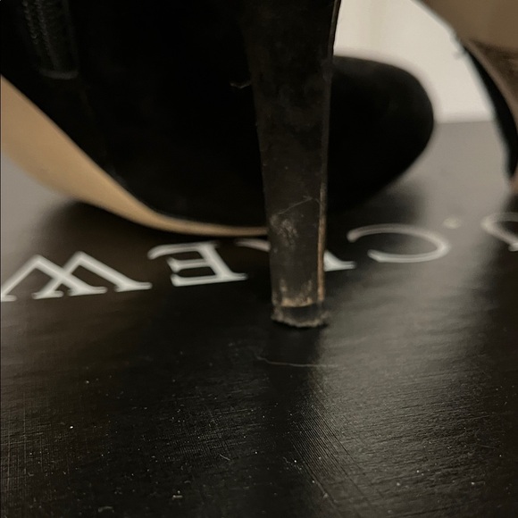 J. Crew Black Suede Ankle Booties Size 9 - Picture 6 of 11